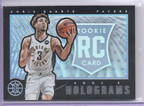 2021-22 Panini Illusions Basketball Chris Duarte Rookie Holograms SSP Case Hi...