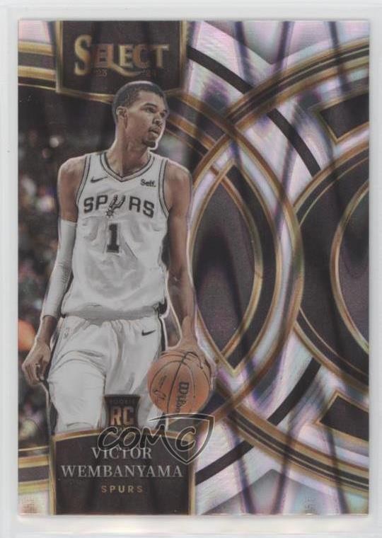 2023 Panini Select Premier Level Tectonic Prizm Victor Wembanyama #121 Rookie RC