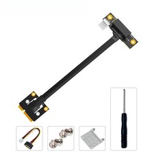 Mainboard Mini PCI-E interface to PCI-E extension cable, with a length of 20CM