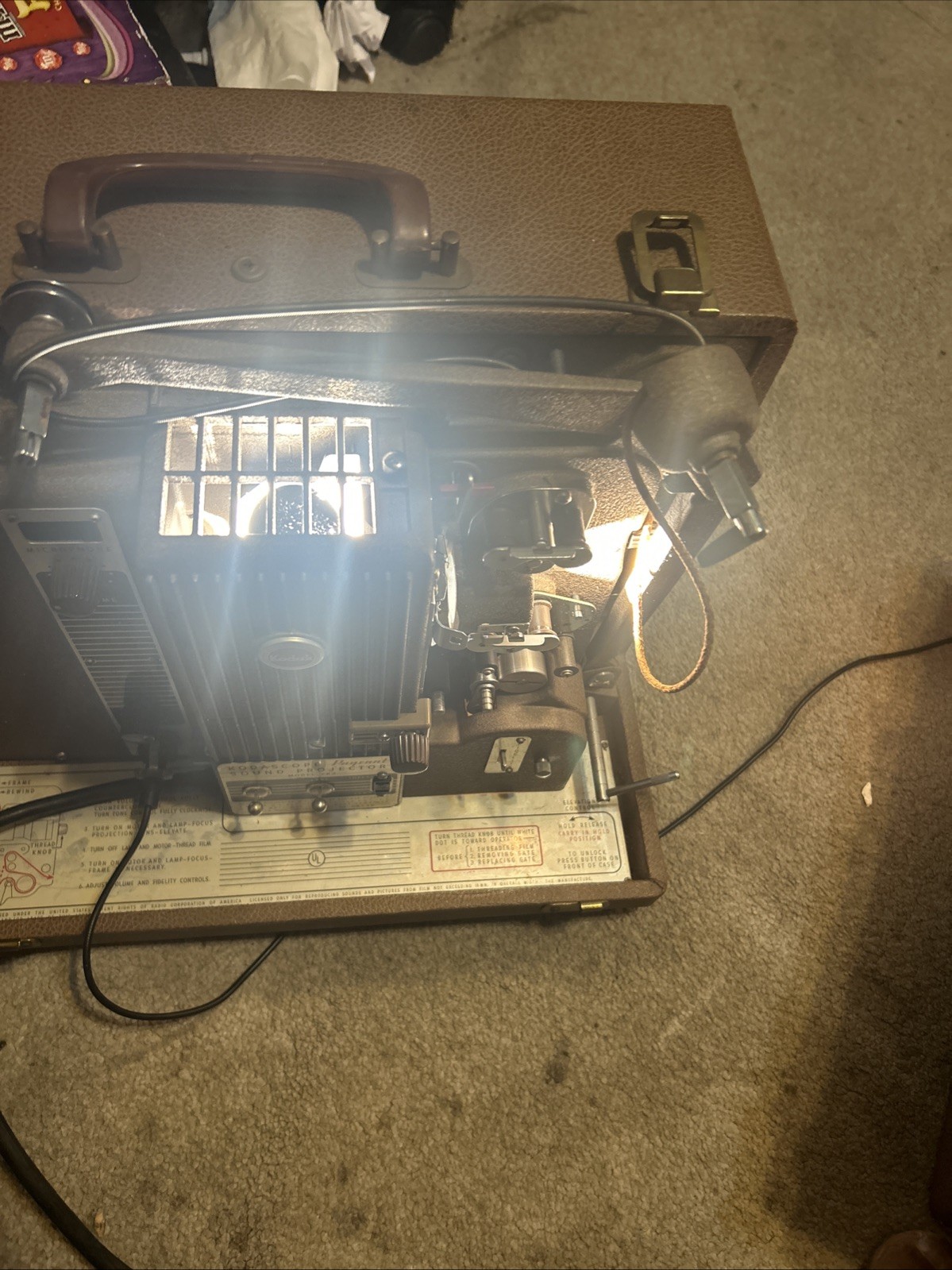 Kodak Kodascope Pageant Sound Projector Vintage 16mm Model 7K2