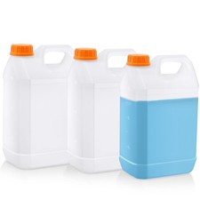3 Pcs 1 Gallon Plastic Jugs, Gallon Water Jug for Water Storage Containers 1 ...