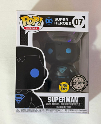 Funko Pop! Heroes DC Super Heroes Superman #07 - Glow in the Dark Exclusive