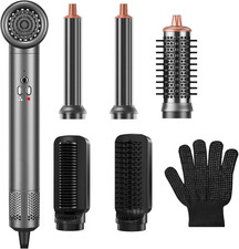 Air Styler Hair Dryer Brush - 6 in 1 Hair Styler Ionic Auto Wrap Hot Air Curler