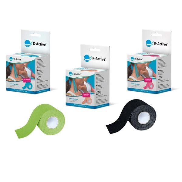 K-Active Tape Classic Rolle Blau Kinesiologisches Tape