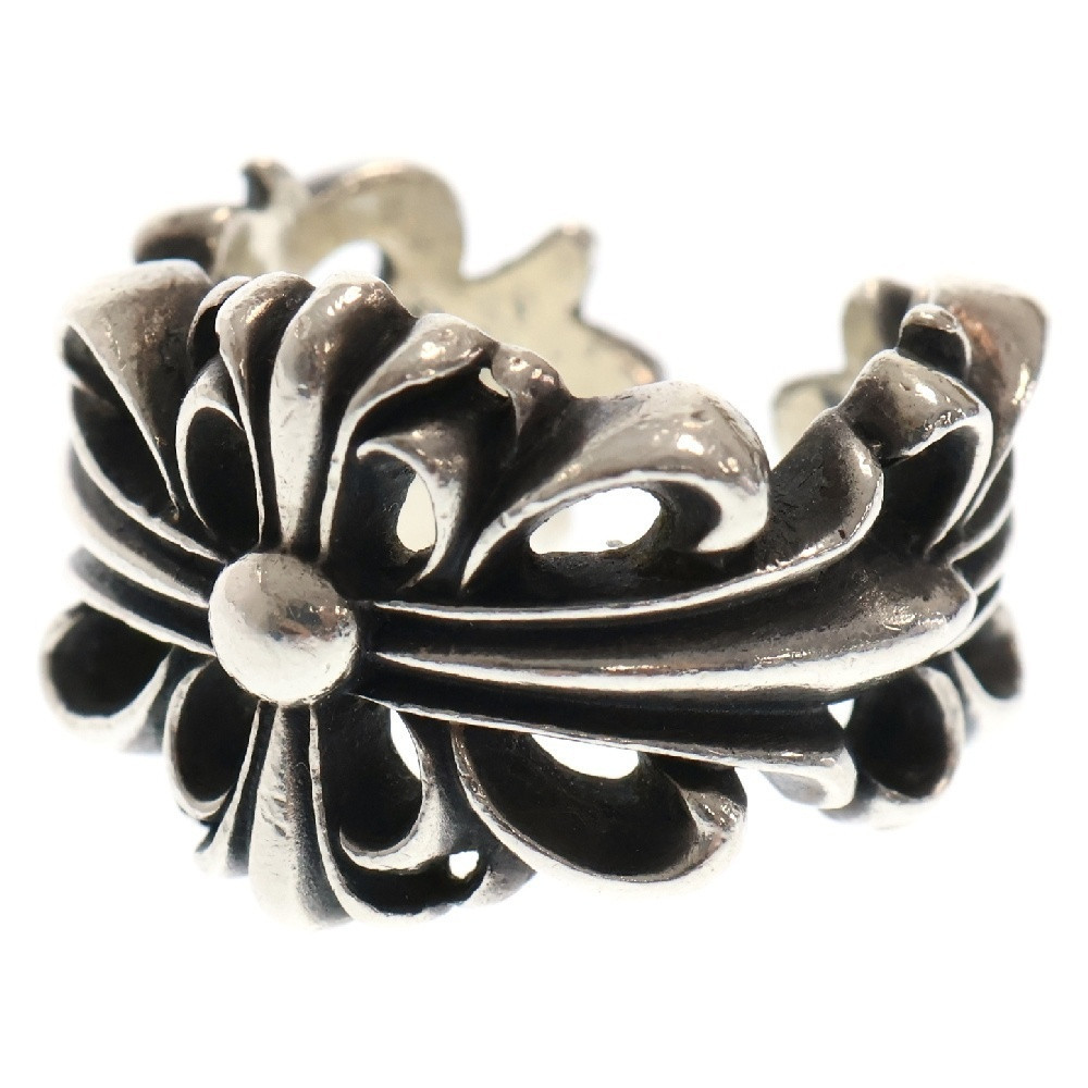 Chrome Hearts Double Floral Cross Silver Ring Sz 15.0 | eBay Chrome Hearts Double Floral Cross Silver Ring Sz 15.0 | eBay