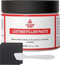 Leather Filler for Filling or Repairing Holes, Tears, Cracks, Scratches, for ...