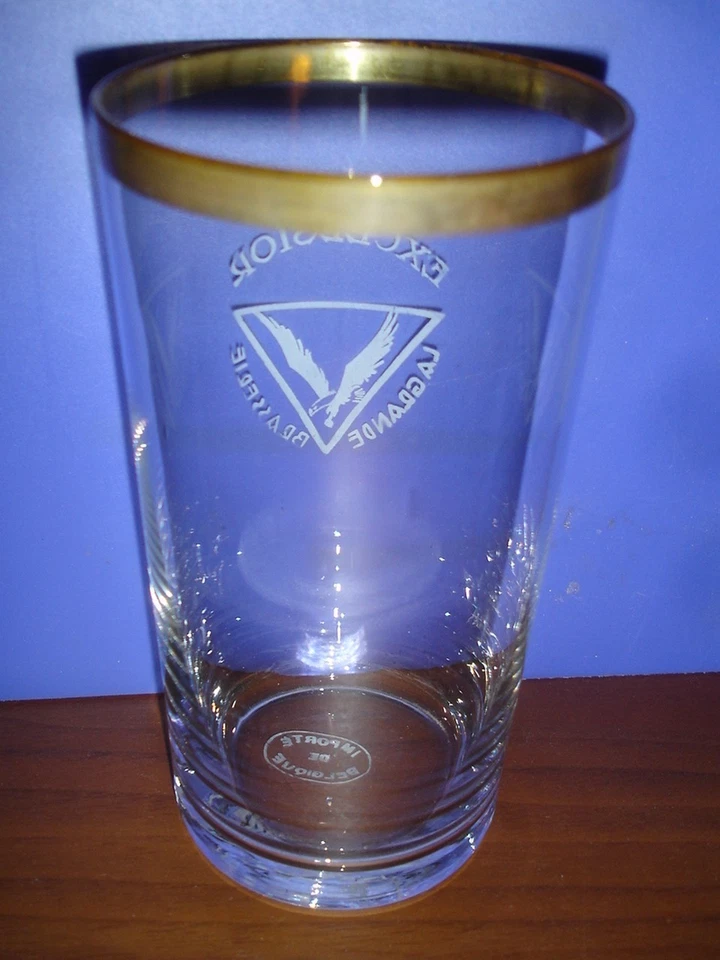 ANCIEN VERRE A BIERE : GRANDE BRASSERIE EXCELSIOR - LILLE - Photo 3/4
