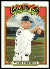 Yoshi Tsutsugo 2021 Topps Heritage #415 Tampa Bay Rays