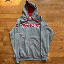 Ohio State Buckeyes J.America Spell out Embroidered Gray Size Large
