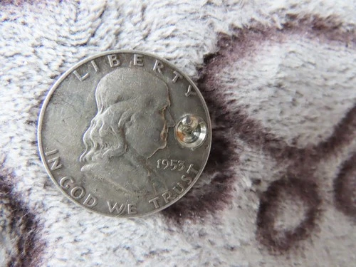 1953 D Franklin half dollar USA 90% Silver UNC #134A