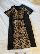 BNWT Kaleidoscope Bodycon Leopard Print Dress Size 24