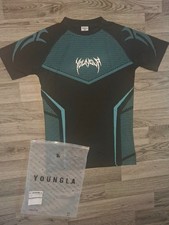 *NEW* Youngla Black/Blue Warrior Compression Shirt - Size S