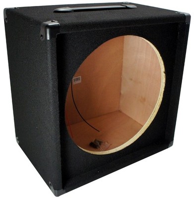 Electric Guitar 1X15 Empty 15'' Speaker Carpet Cabinet Enclosure Box 1/4'' Jack