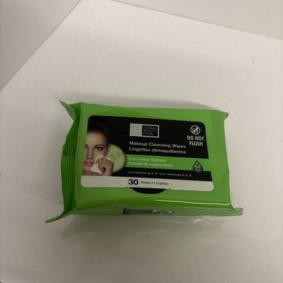 Global Beauty Care Cucumber Extract Makeup Cleansing Wipes 30 Count Pack