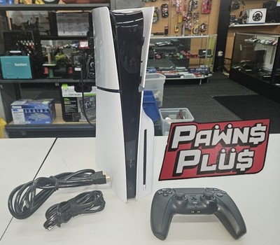 Sony PlayStation 5 Slim Disc 1TB White Console Gaming System CFI-2115 5404 pgg