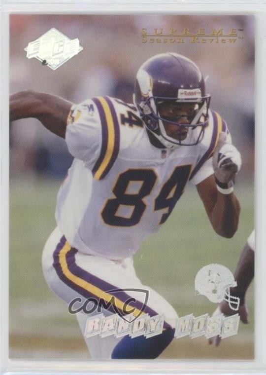 Randy Moss Collector's Edge Supreme Season Review #101A Silver Holofoil