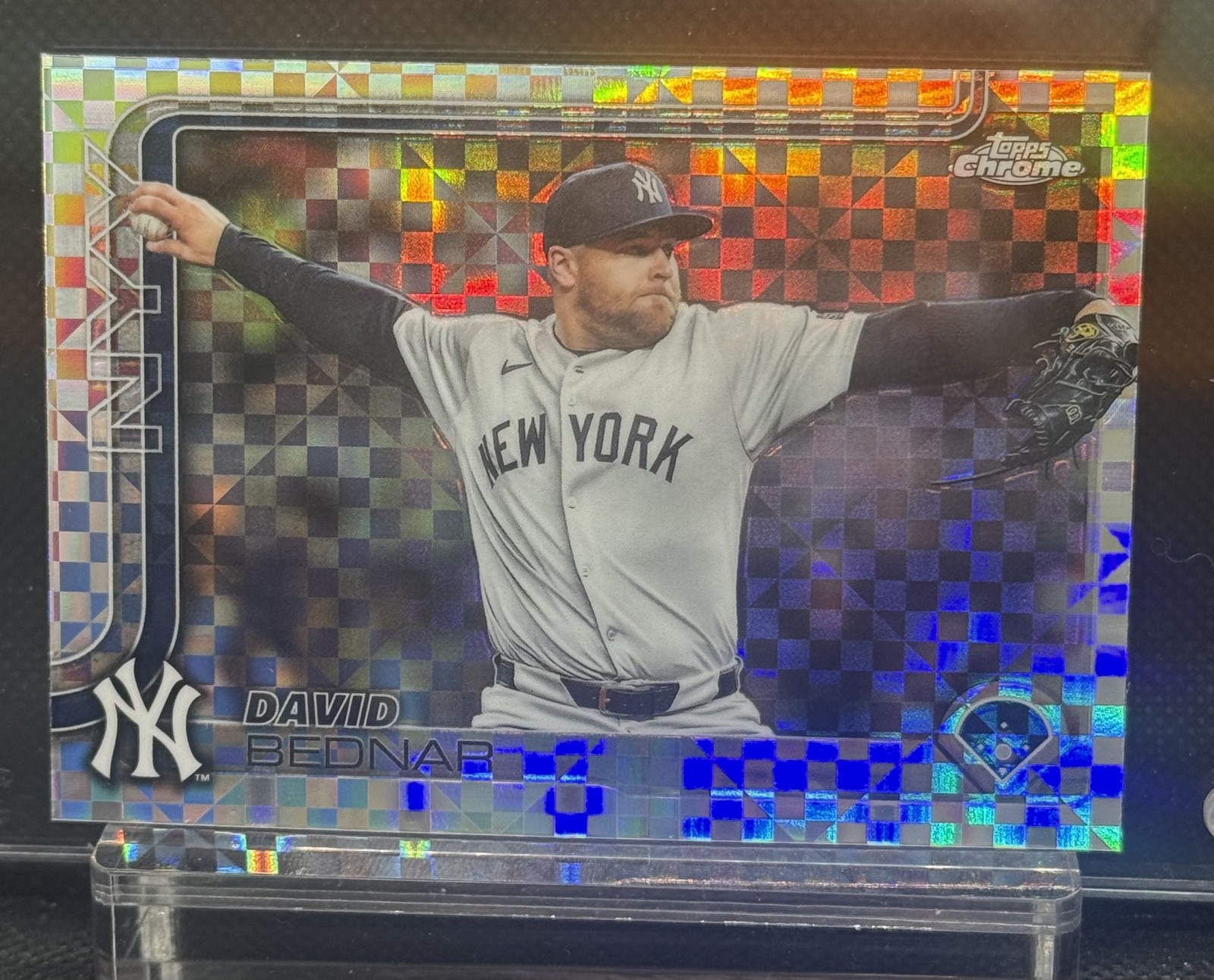 2025 Topps Chrome Update Series - David Bednar #USC182 X-Refractor