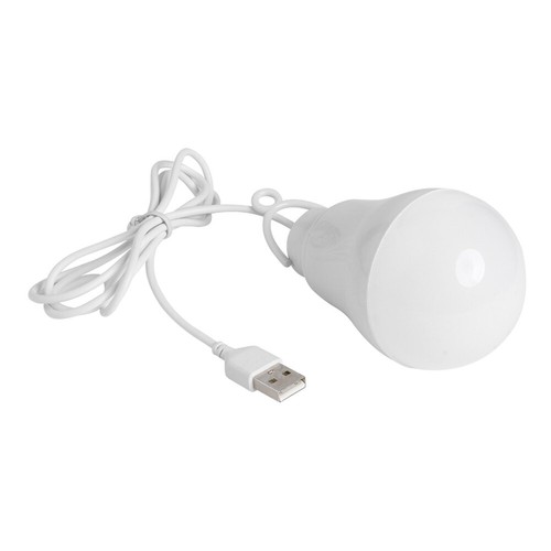 1pc Portable Hanging Dormitory Light LED Bulb USB Rechargeable Market Stall Lamp - Afbeelding 9 van 10