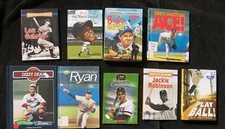 9 Baseball Bio World Series Nolan Ryan Roberto Clemente Jackie Robinson Dizzy