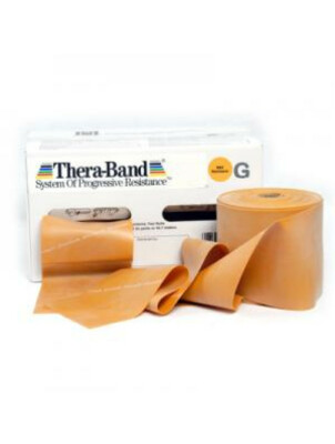 Thera-Band   2,5 m Widerstand extrem schwer Farbe Gold Theraband Teraband