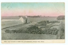 Forest City, Iowa, Office & Grounds of Hill City Greenhouses (Fmisc IA1