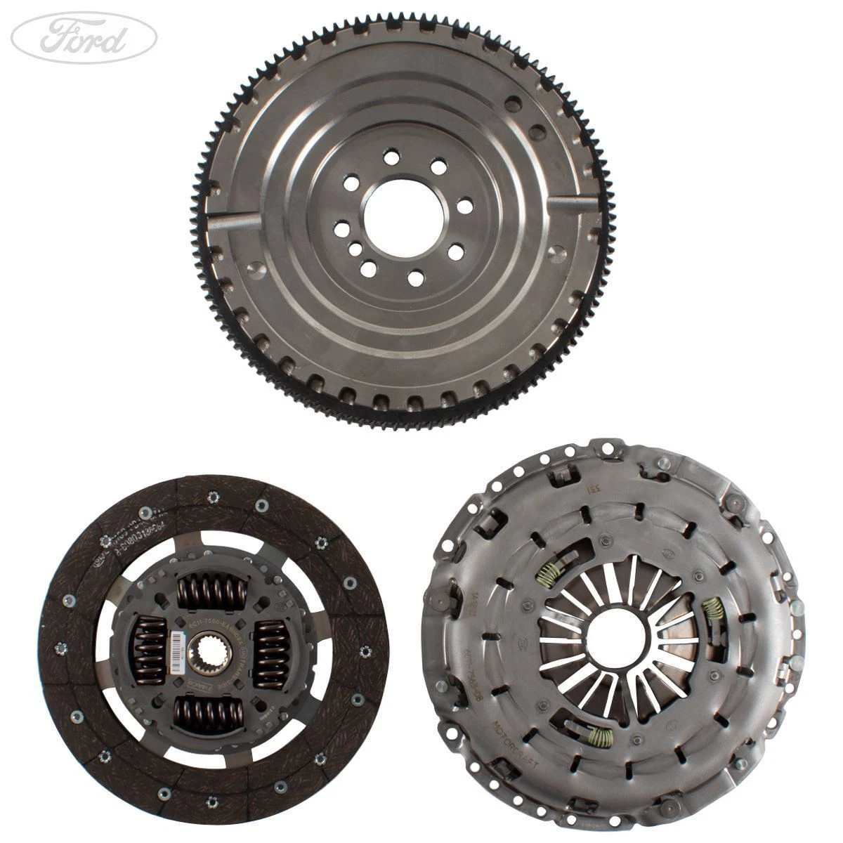 Genuine Ford Transit Mk6 2.4 TDCi Single Mass Flywheel + Clutch 