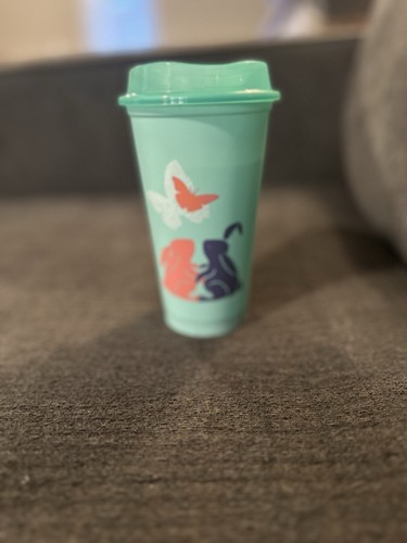 Starbucks Spring 2022 ~ Bunny ~ Mint Reusable Hot Cup Easter 16 Oz - Picture 2 of 5