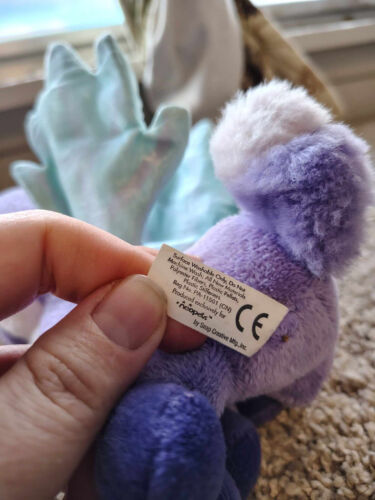 NEOPETS LIMITED TOO 2004 Purple Faerie Ixi Goat 7.5" PLUSH - Picture 10 of 11