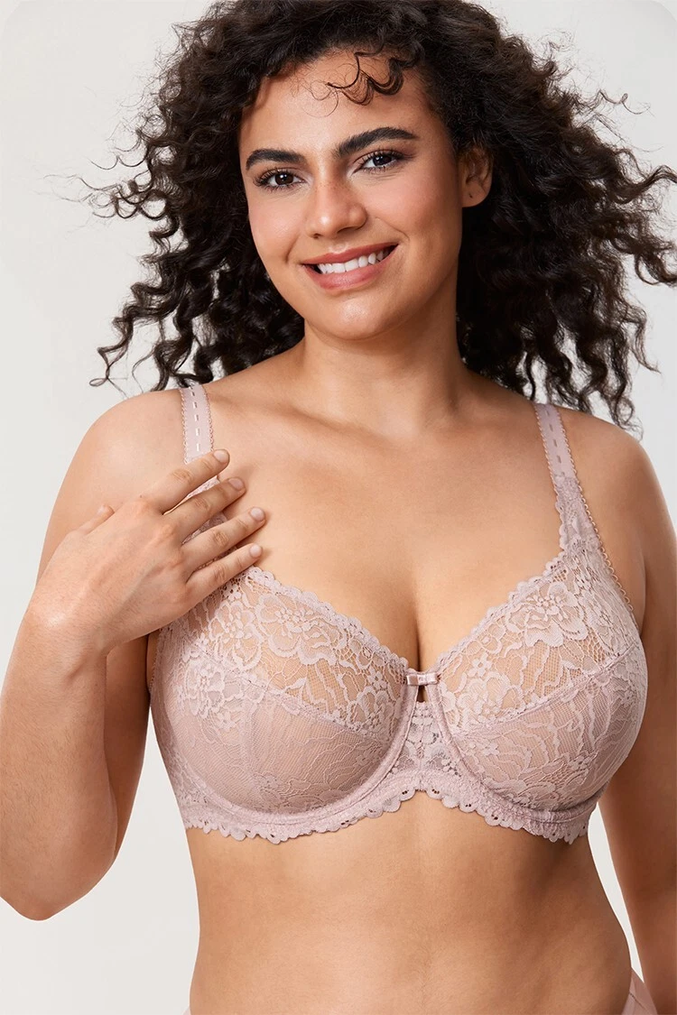 Sexy women's bra unlined d cup lingerie underwire bras plus size