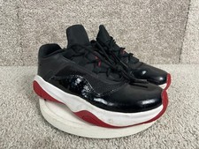 Air Jordan 11 CMFT Low Sneaker Youth Boys 6 Lace Up Jumpman Logo Black Red