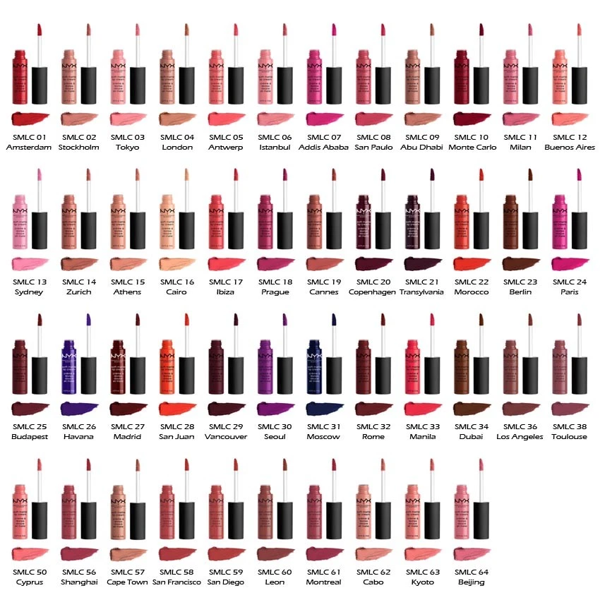 12 NYX Soft Matte Lip Cream - 12 pcs SMLC \