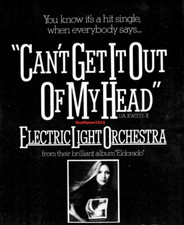 1974 ELO "Can't Get It Out Of My Head" Song Release Industry Promo Reprint Ad