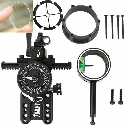 1 Pin Compoundbogen Sight Visiere Pointer Micro Einstellbare Bogenschießen Jagd - Picture 22 of 29