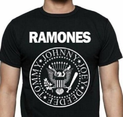 Ramones T shirt Tee Punk Rock  Underground Music Rock Medal Johny Joey Deedee 