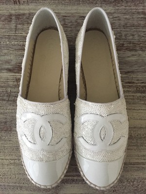 chanel sequin espadrilles