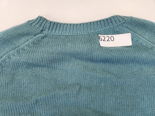 LANDS END Mens Blue V-Neck Pullover Cotton Sweater EUC Large L Tall 42 - 44 - Picture 8 of 8