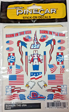 Pine Car Stick On Model Decals P462 For Airplanes Cars Ship Models USA Made