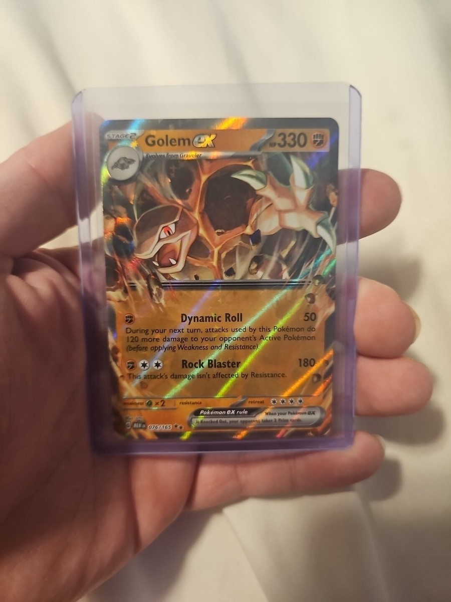 Pokemon TCG Scarlet &amp; Violet 151 Golem Ex 76/165 Holo English | eBay