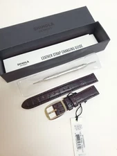 Shinola 14mm Genuine Alligator Band Strap