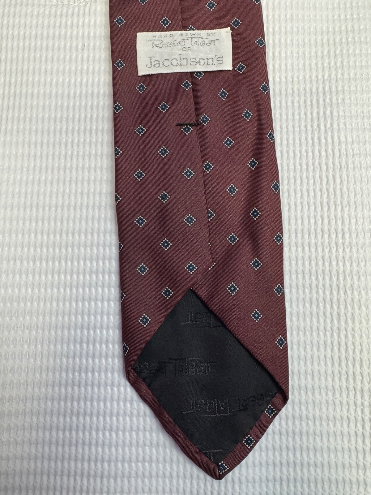 ROBERT TALBOTT Multicolor Geometric Silk Men's Tie - image 3
