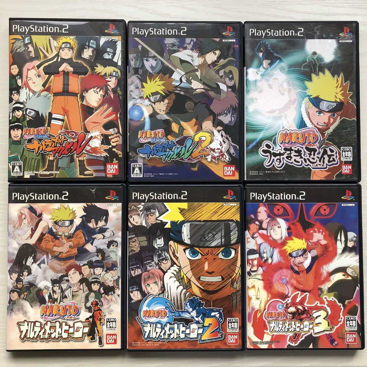 Naruto - Ultimate Ninja ROM (ISO) Download for Sony Playstation 2 / PS2 