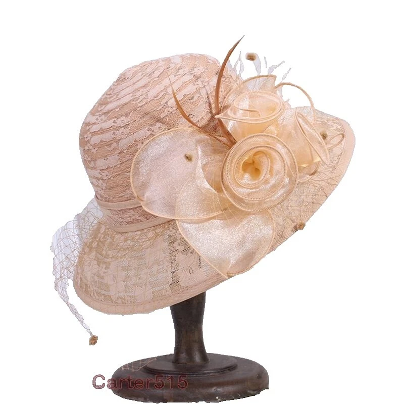 Synthetic Dress Vintage Hats for Women