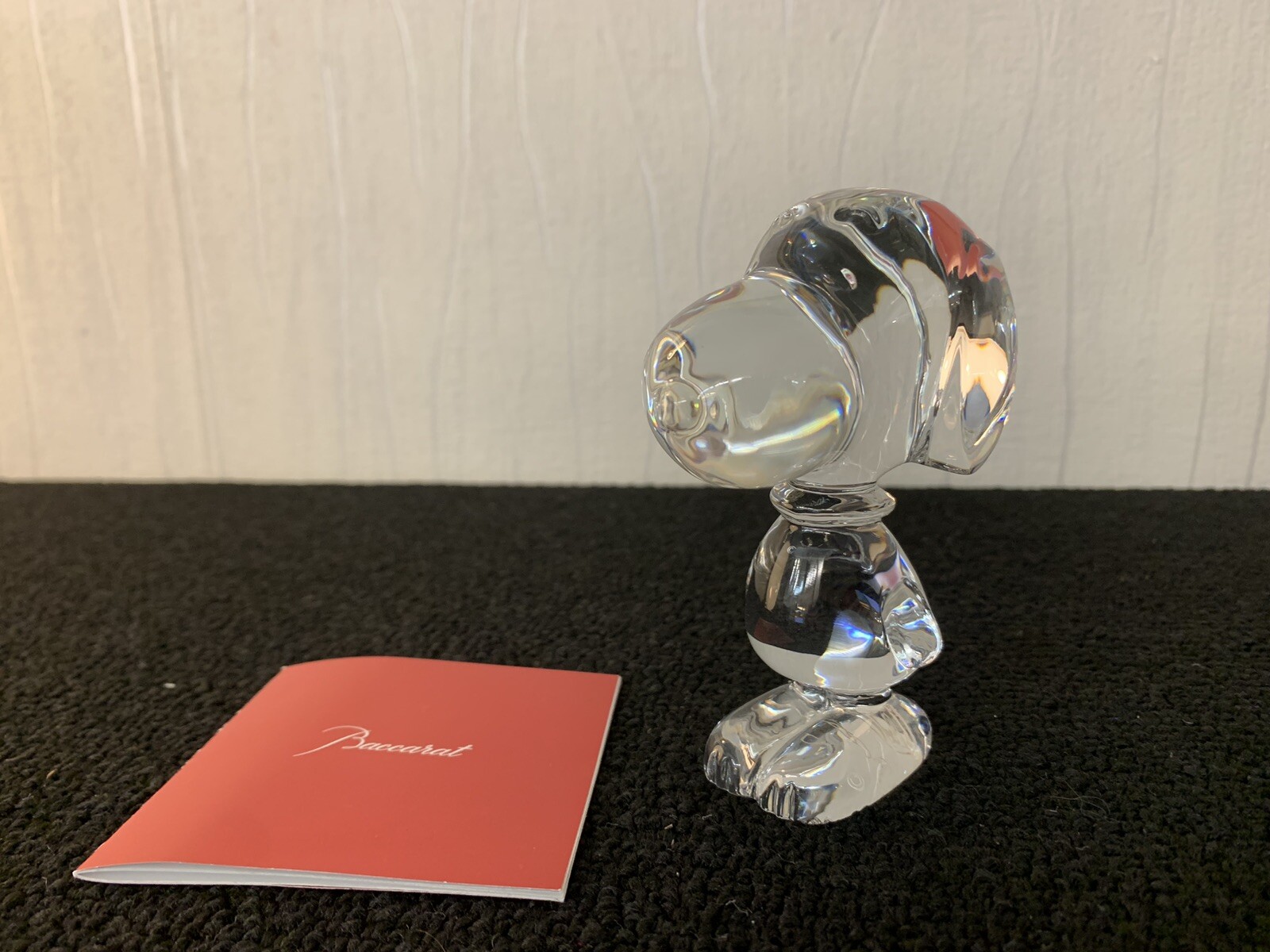 Snoopy Crystal Greeting By Baccarat Mod1