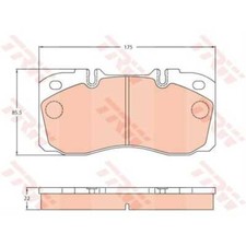 Pastiglie freno TRW GDB5068 ceppi freno per IVECO Daily IV pianale/telaio