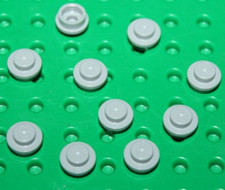 10 x Lego MdStone Plate Round 1x1 ref 4073 set 7962 8037 75002 7657 9499 10210
