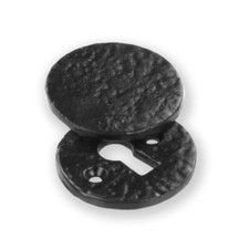 Escutcheon Plates Black Cast Iron Keyhole Cover Key Hole Door Lock Accessory 