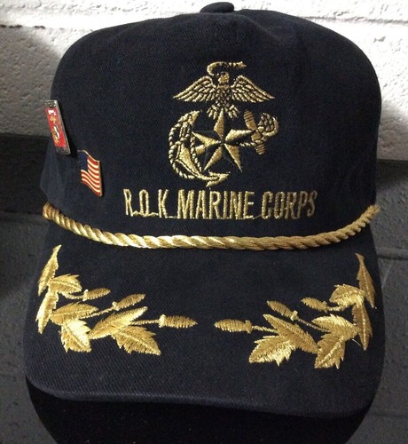 Vintage R.O.K. Korea Marine Corps Hat W 