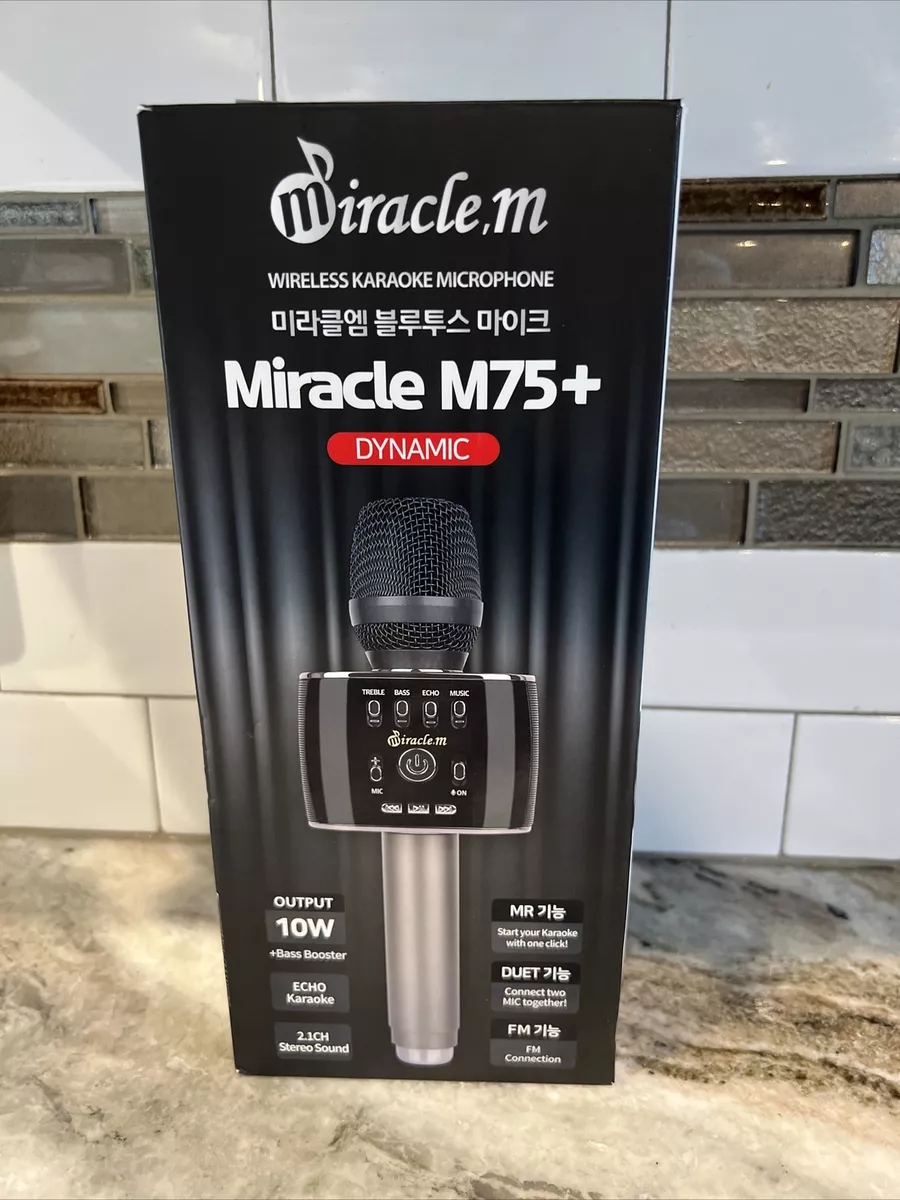 Doors Miracle M75 Bluetooth Karaoke Mic 10W Echo 2.1Ch Duet