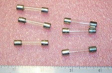 QTY 49 BK/AGC-6 BUSSMANN 6A 250V FAST BLOW 6.3x32mm GLASS FUSE CARTRIDGES