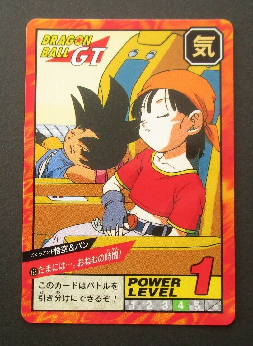 Dragon Ball GT Son Goku & Pan 726 Part 17 1996 Card Super Dragon Ball GT Son Goku & Pan 726 Part 17 1996 Card Super